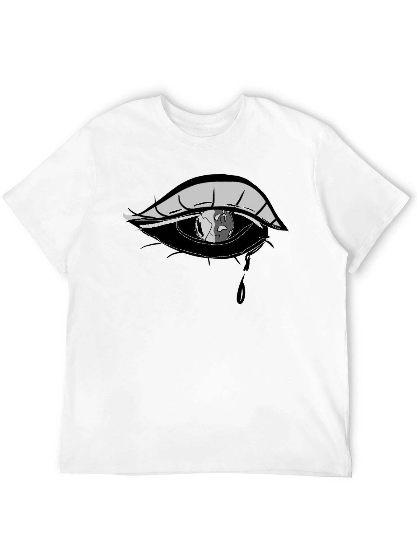 Eye with Earth Reflection Graphic Tee