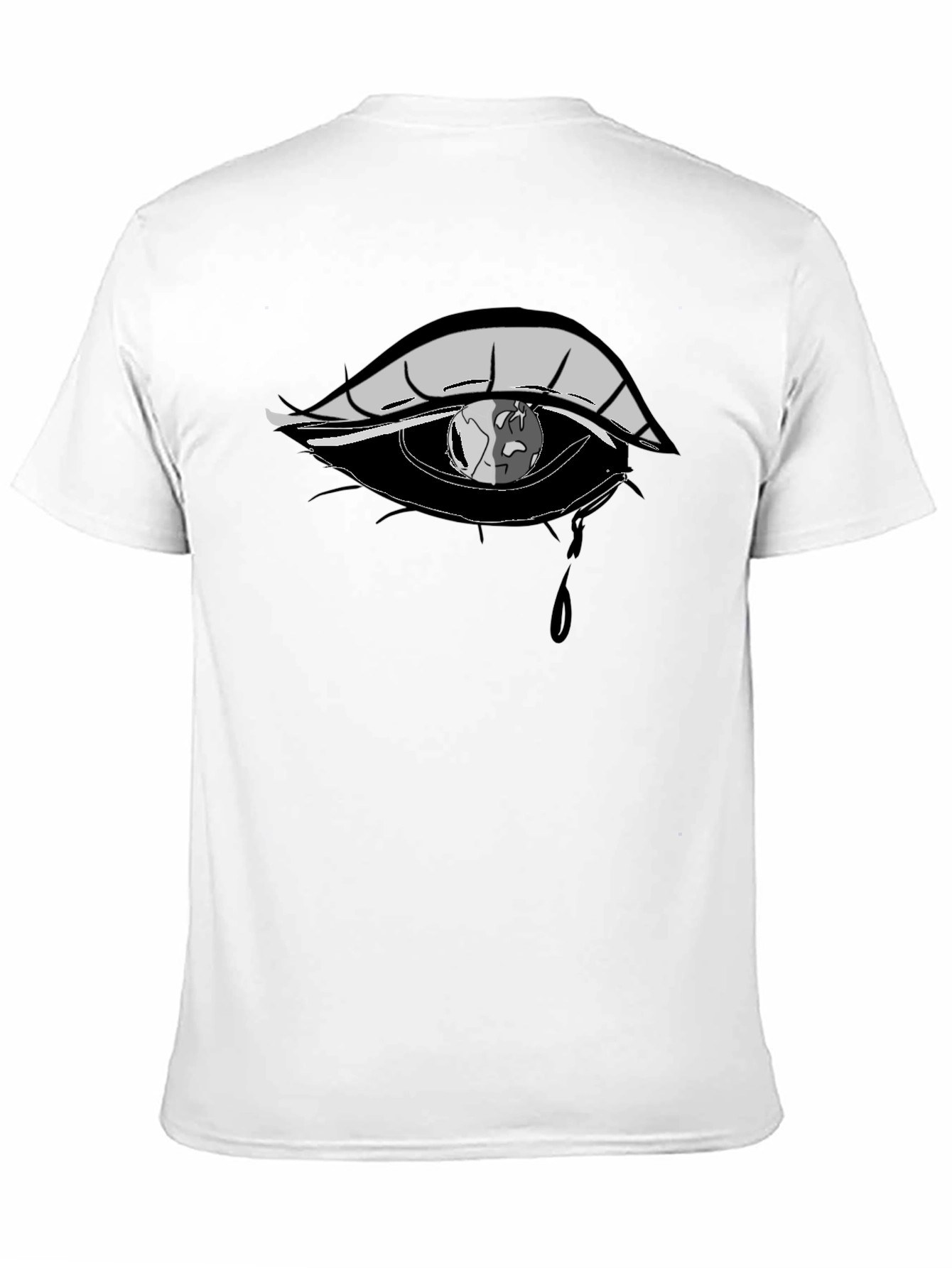 Eye with Earth Reflection Graphic Tee