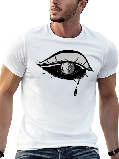 Eye with Earth Reflection Graphic Tee