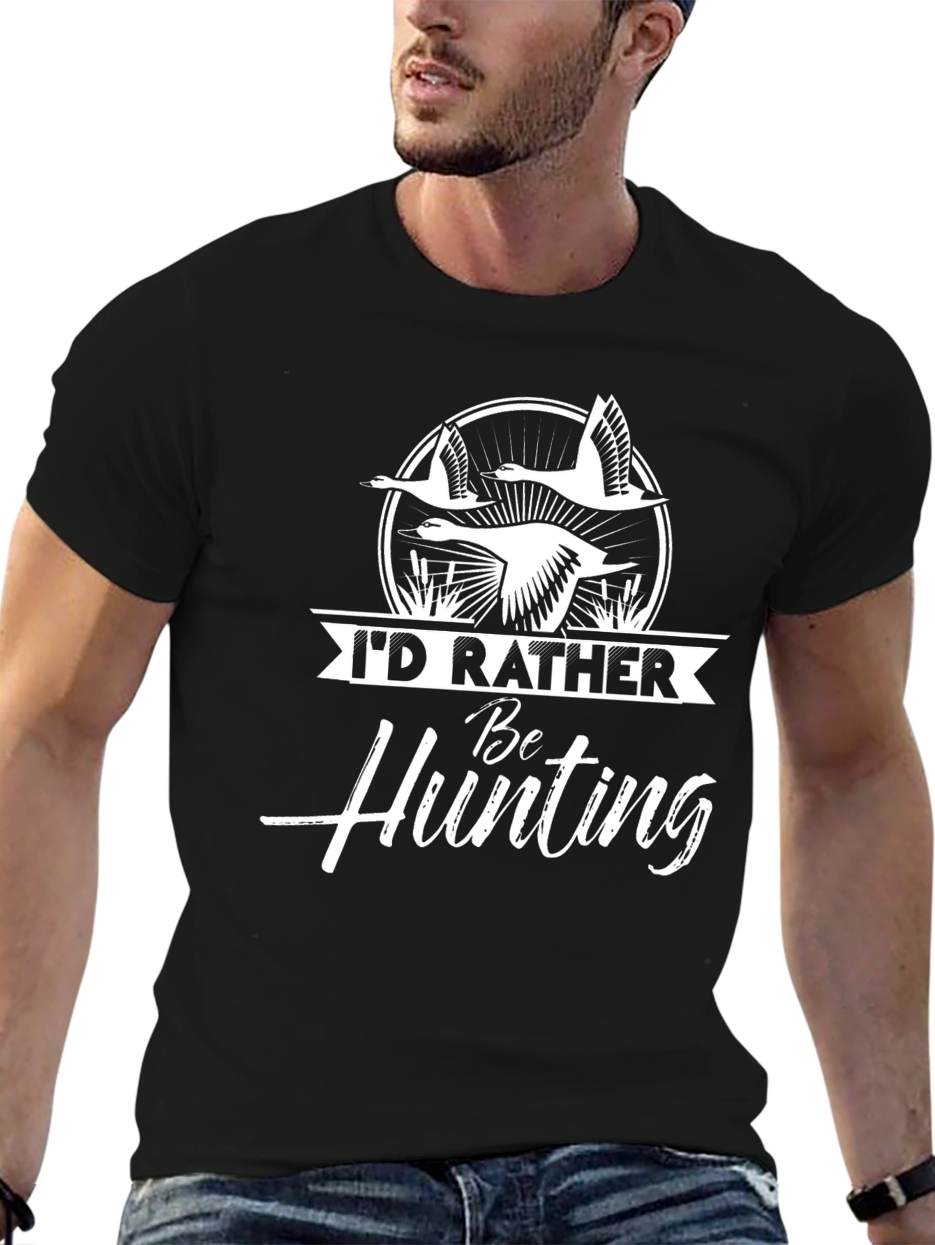 Id Rather Be Hunting T-Shirt