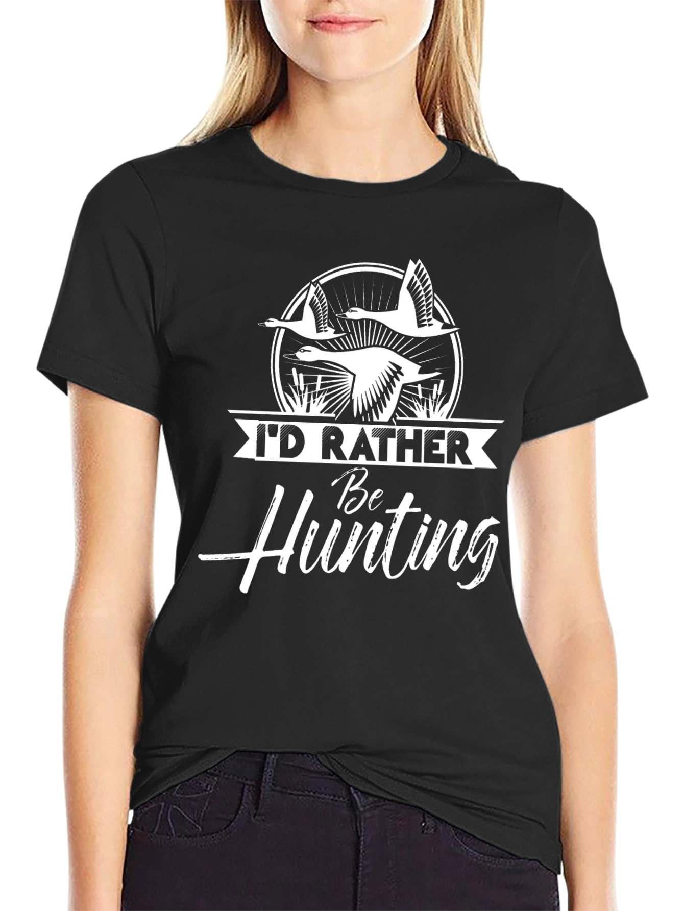 Id Rather Be Hunting T-Shirt