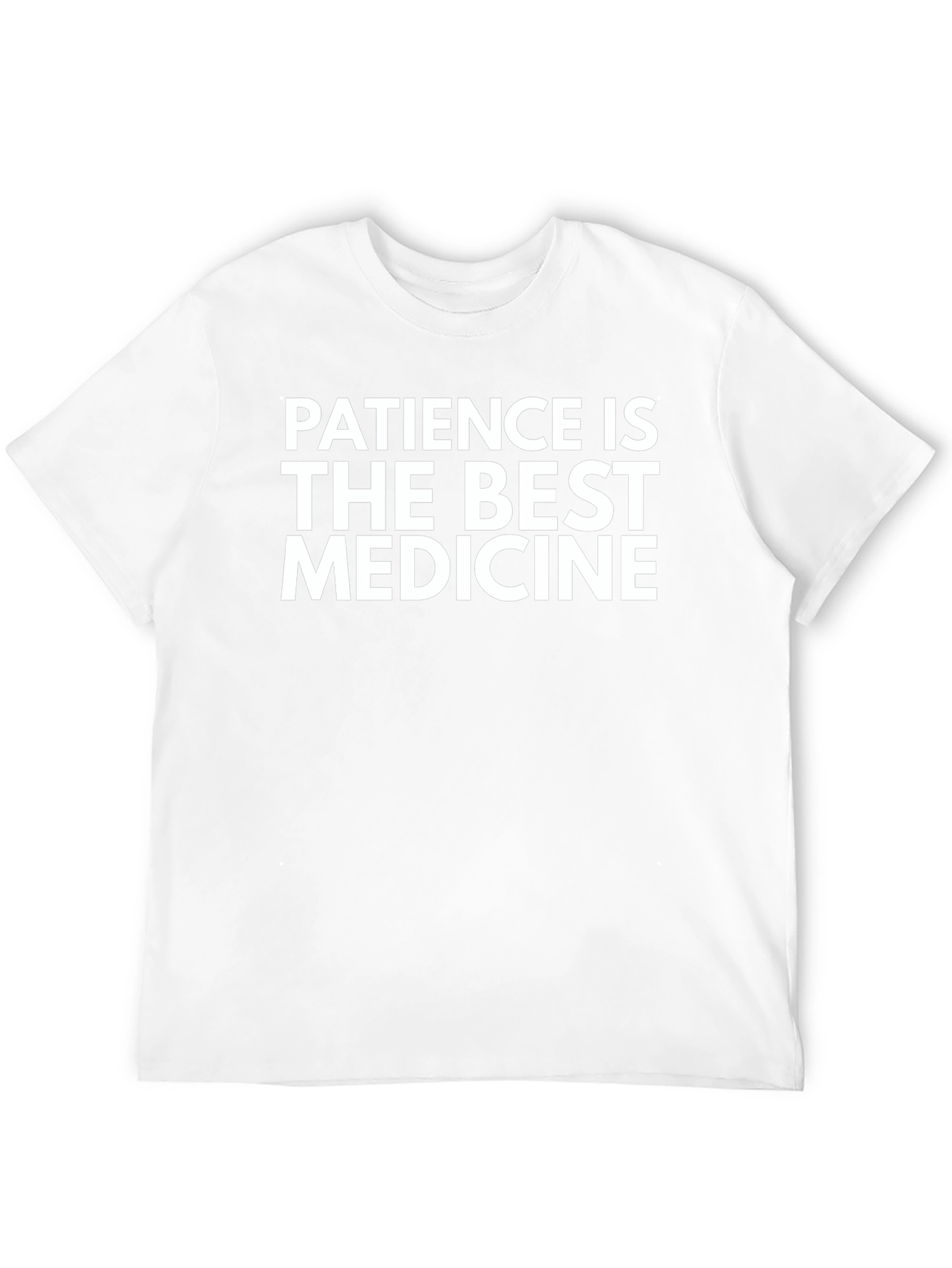 Patience is the Best Medicine Black Graphic Tee