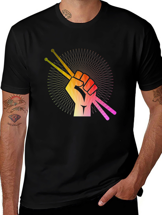Drummers Hand T-Shirt: Raise Your Sticks!