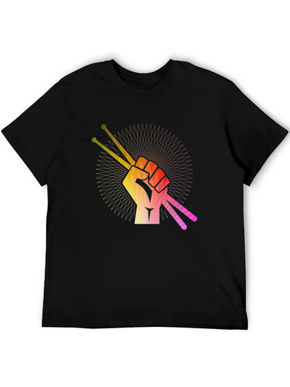 Drummers Hand T-Shirt: Raise Your Sticks!