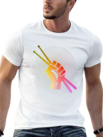 Drummers Hand T-Shirt: Raise Your Sticks!