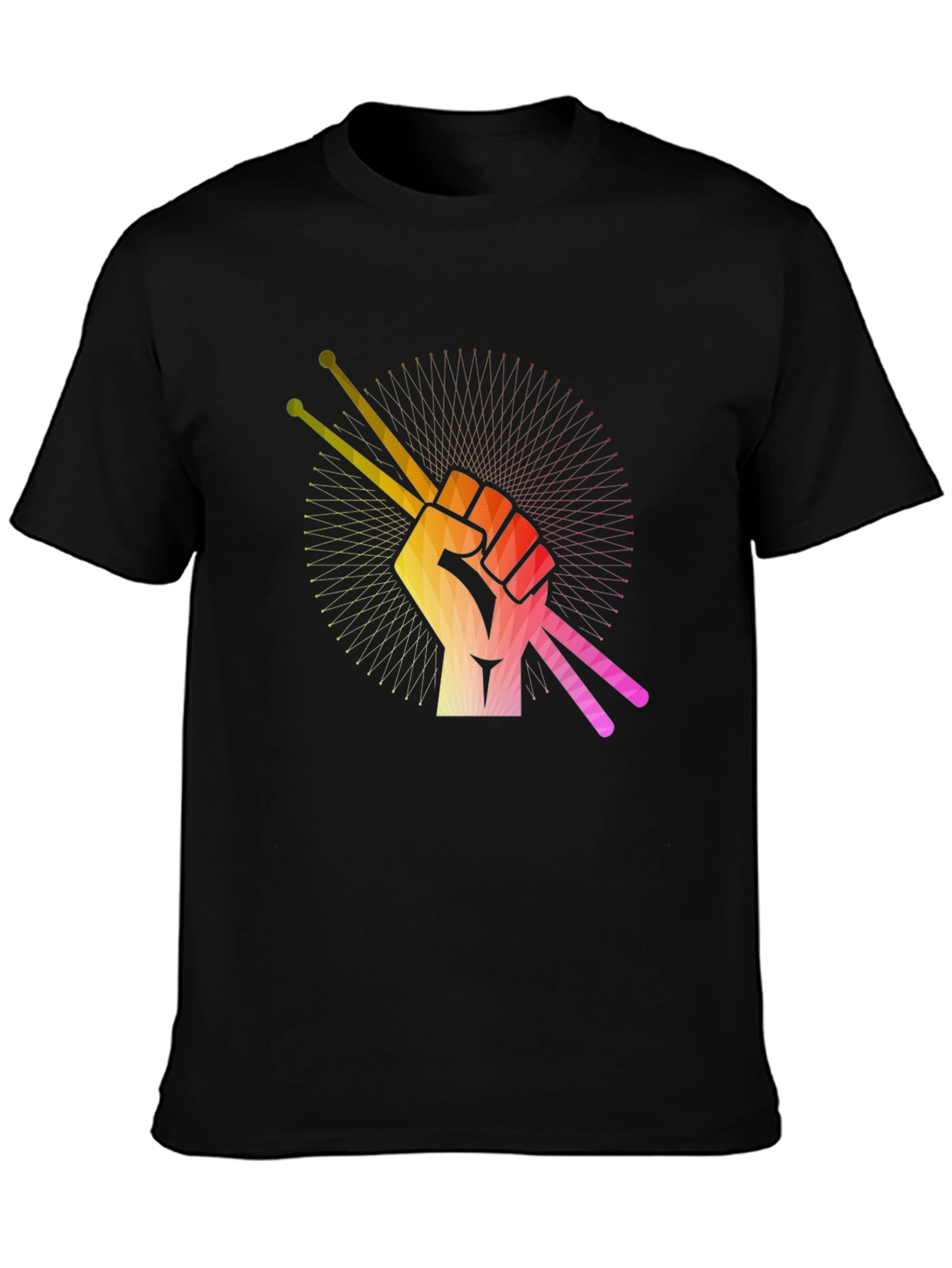 Drummers Hand T-Shirt: Raise Your Sticks!