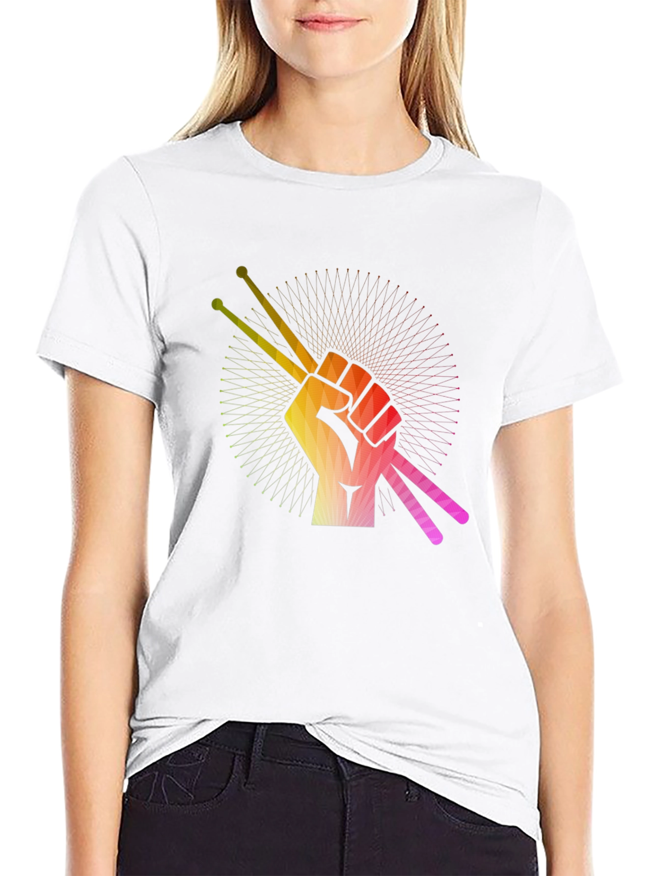 Drummers Hand T-Shirt: Raise Your Sticks!