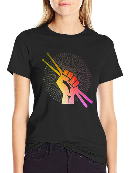 Drummers Hand T-Shirt: Raise Your Sticks!