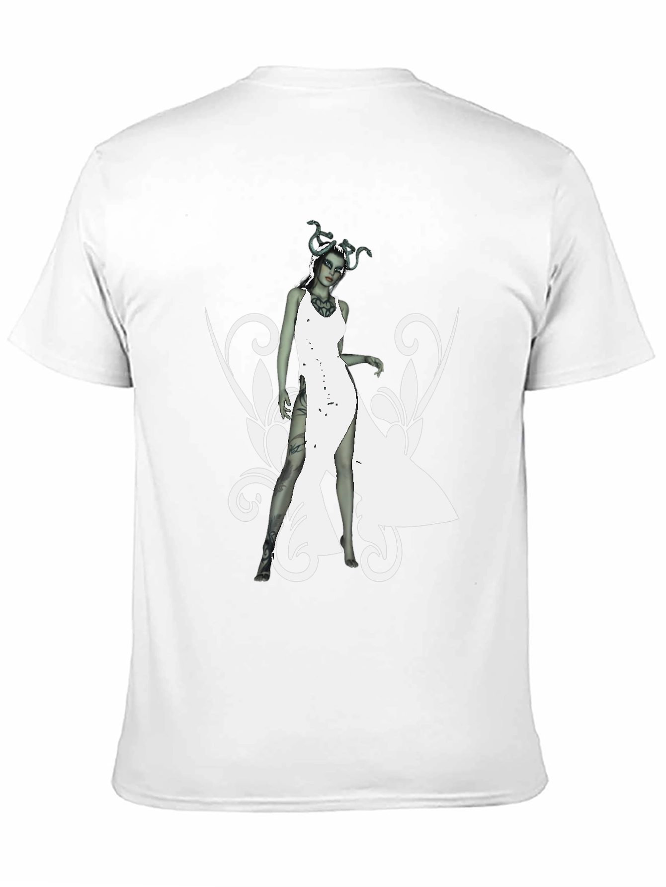 Medusa Graphic Print Black T-Shirt