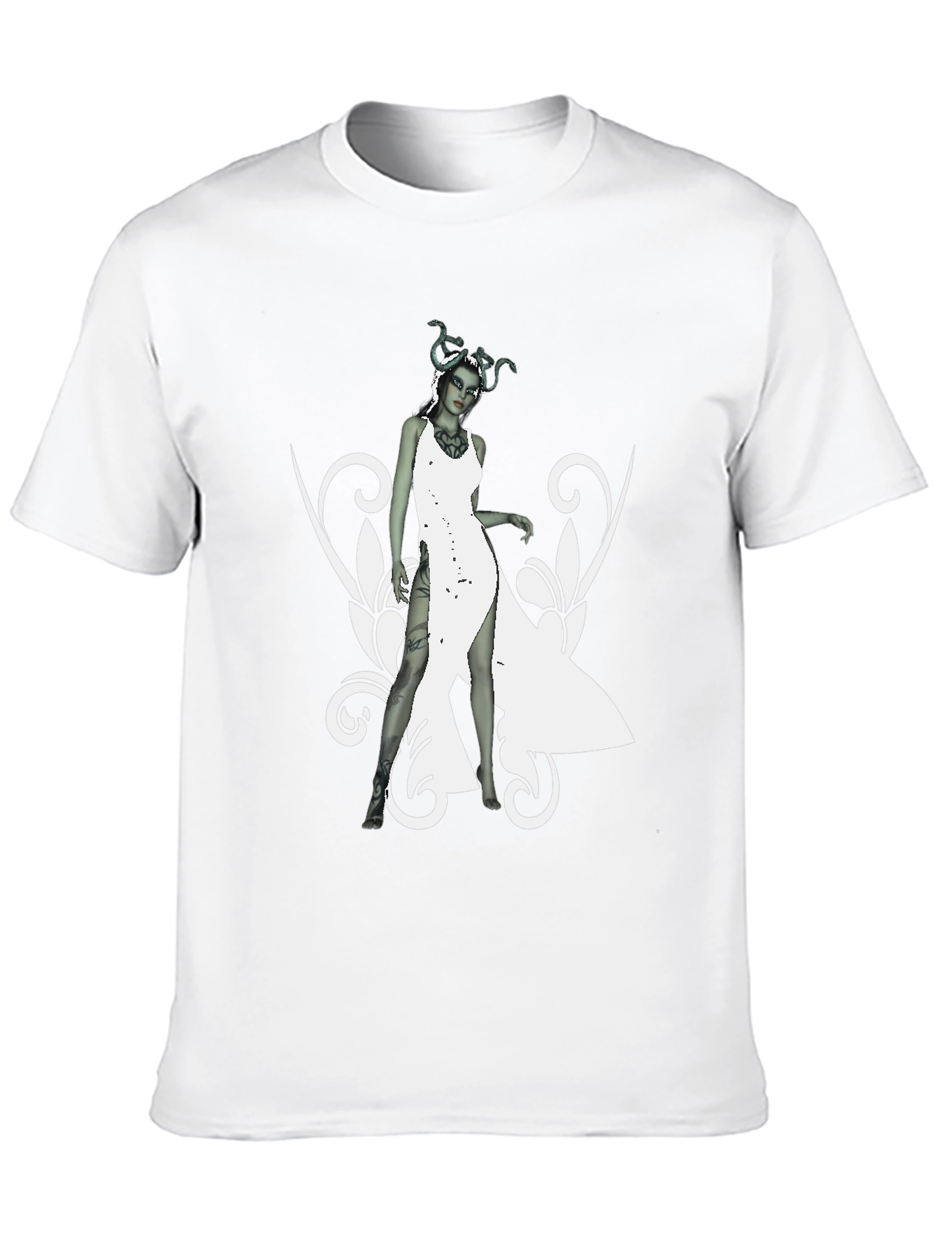 Medusa Graphic Print Black T-Shirt