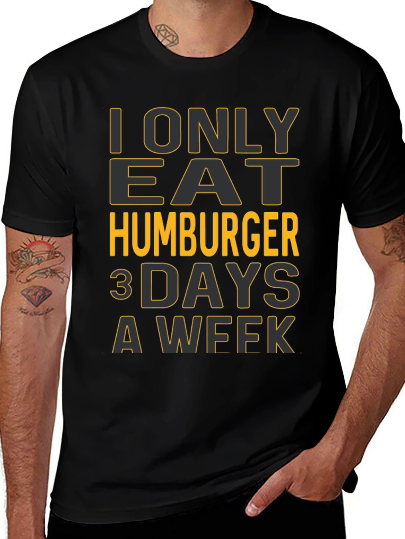 Funny Humburger Lover T-Shirt