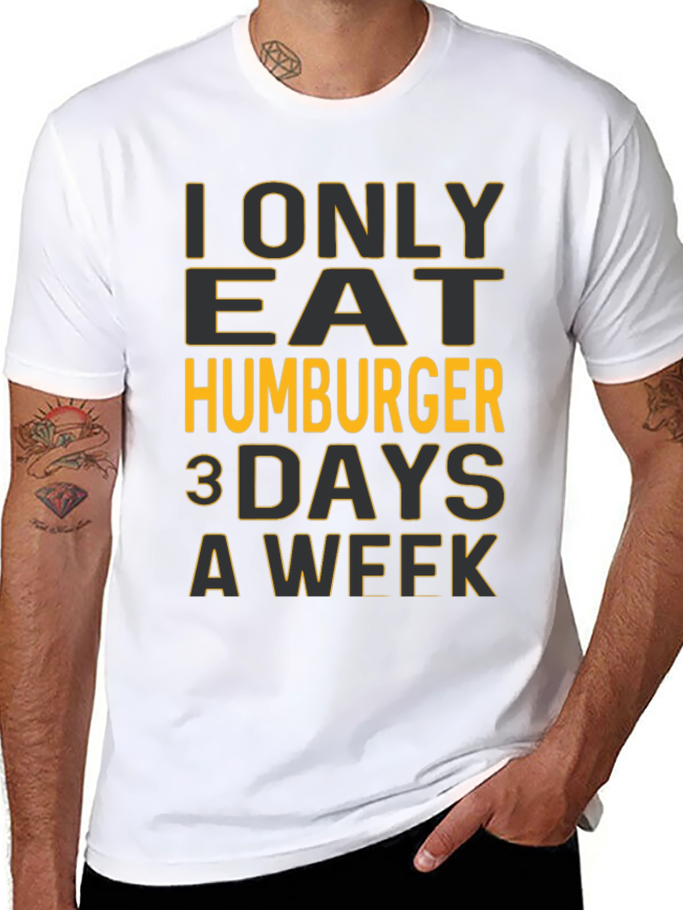 Funny Humburger Lover T-Shirt