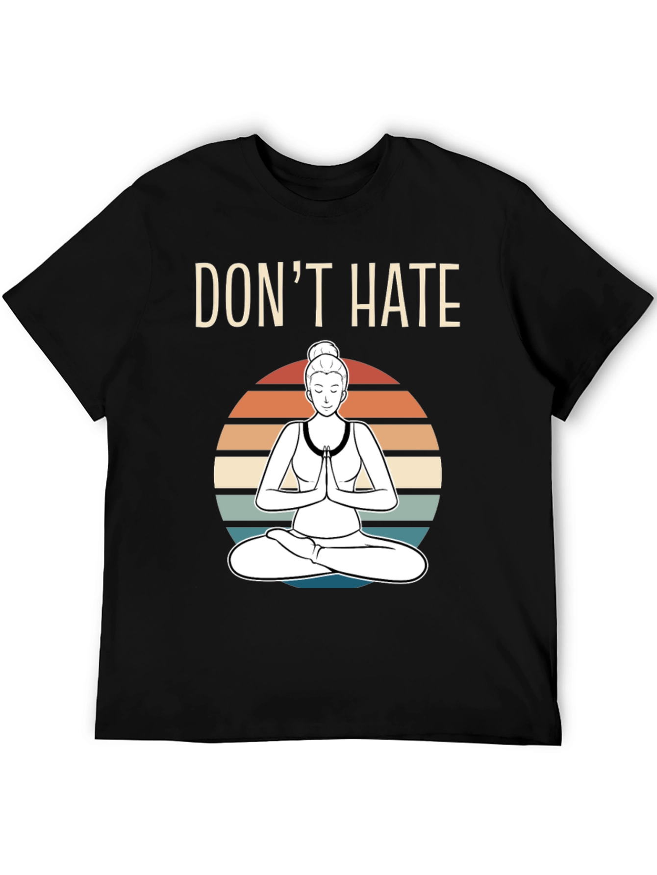 Dont Hate Meditate Graphic T-Shirt