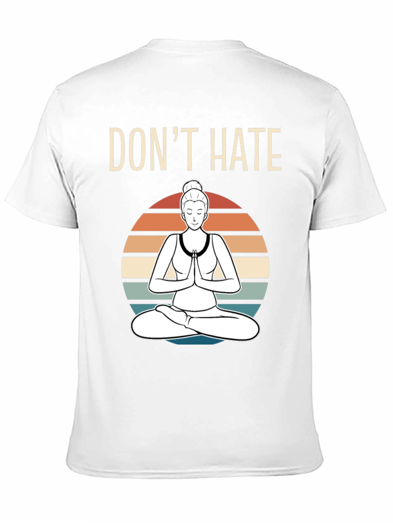 Dont Hate Meditate Graphic T-Shirt
