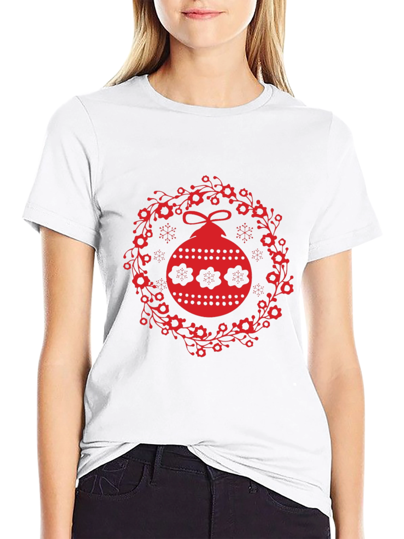Festive Ornament Tee - Holiday Style