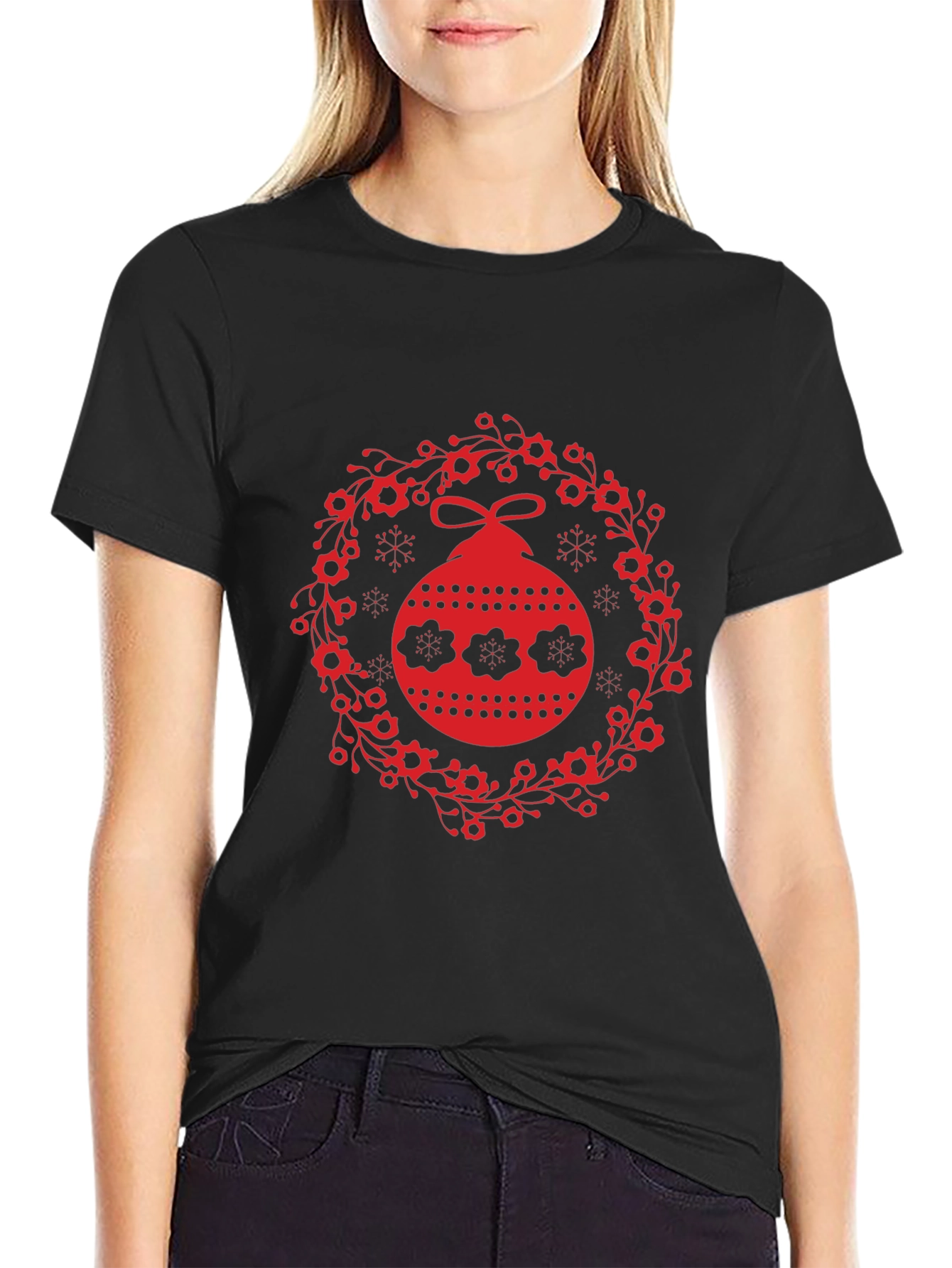 Festive Ornament Tee - Holiday Style