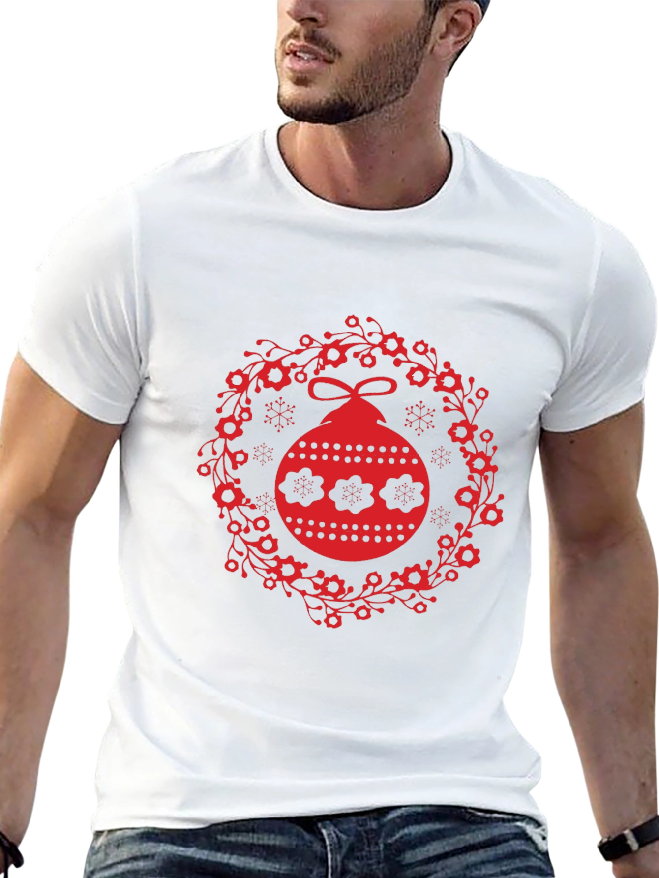 Festive Ornament Tee - Holiday Style