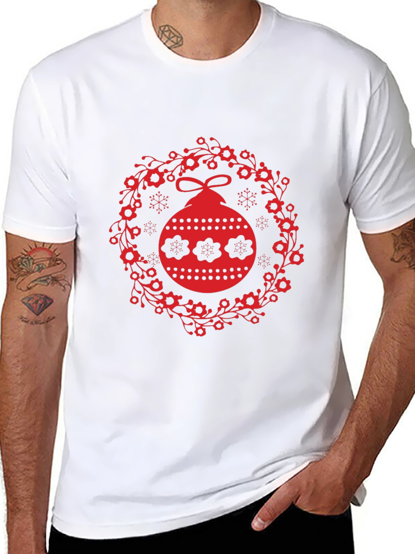 Festive Ornament Tee - Holiday Style