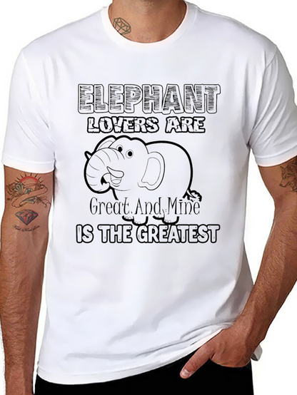 Elephant Lover T-Shirt - Mine is the Greatest Tee