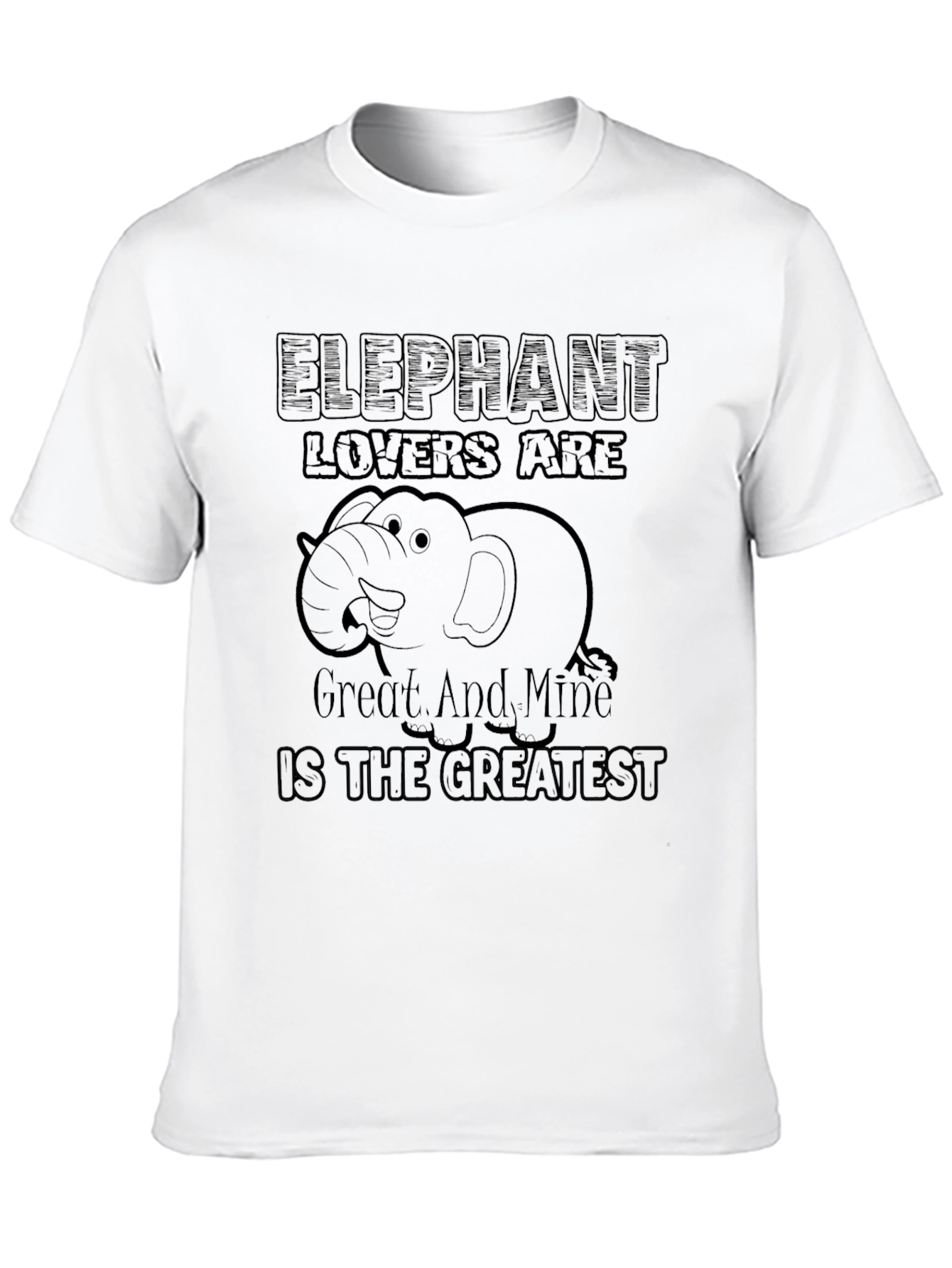 Elephant Lover T-Shirt - Mine is the Greatest Tee