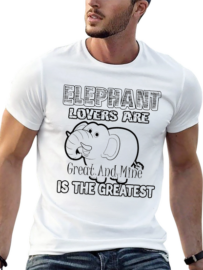 Elephant Lover T-Shirt - Mine is the Greatest Tee