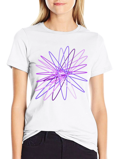 Abstract Geometric Black T-Shirt
