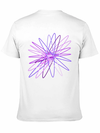 Abstract Geometric Black T-Shirt