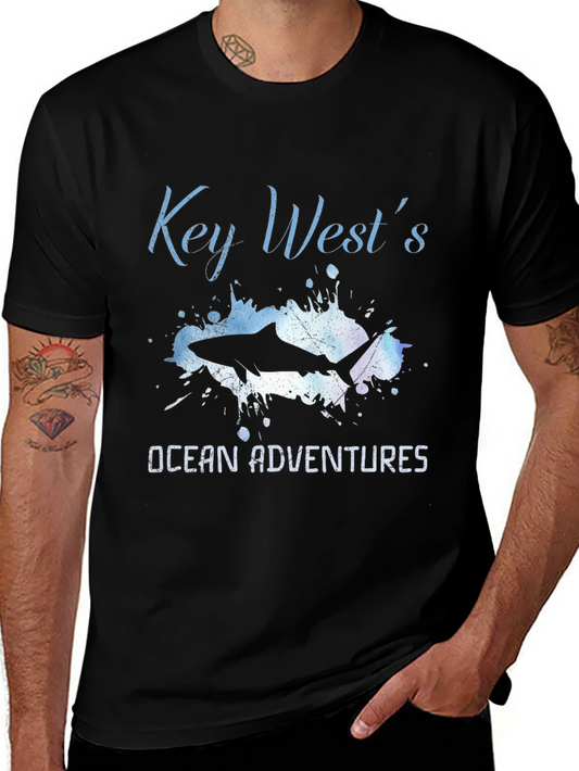 Key West Ocean Adventures Black T-Shirt