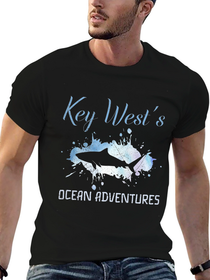 Key West Ocean Adventures Black T-Shirt