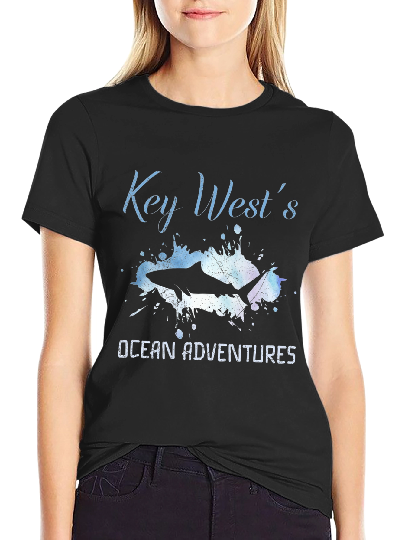 Key West Ocean Adventures Black T-Shirt