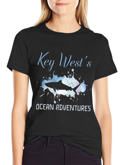Key West Ocean Adventures Black T-Shirt