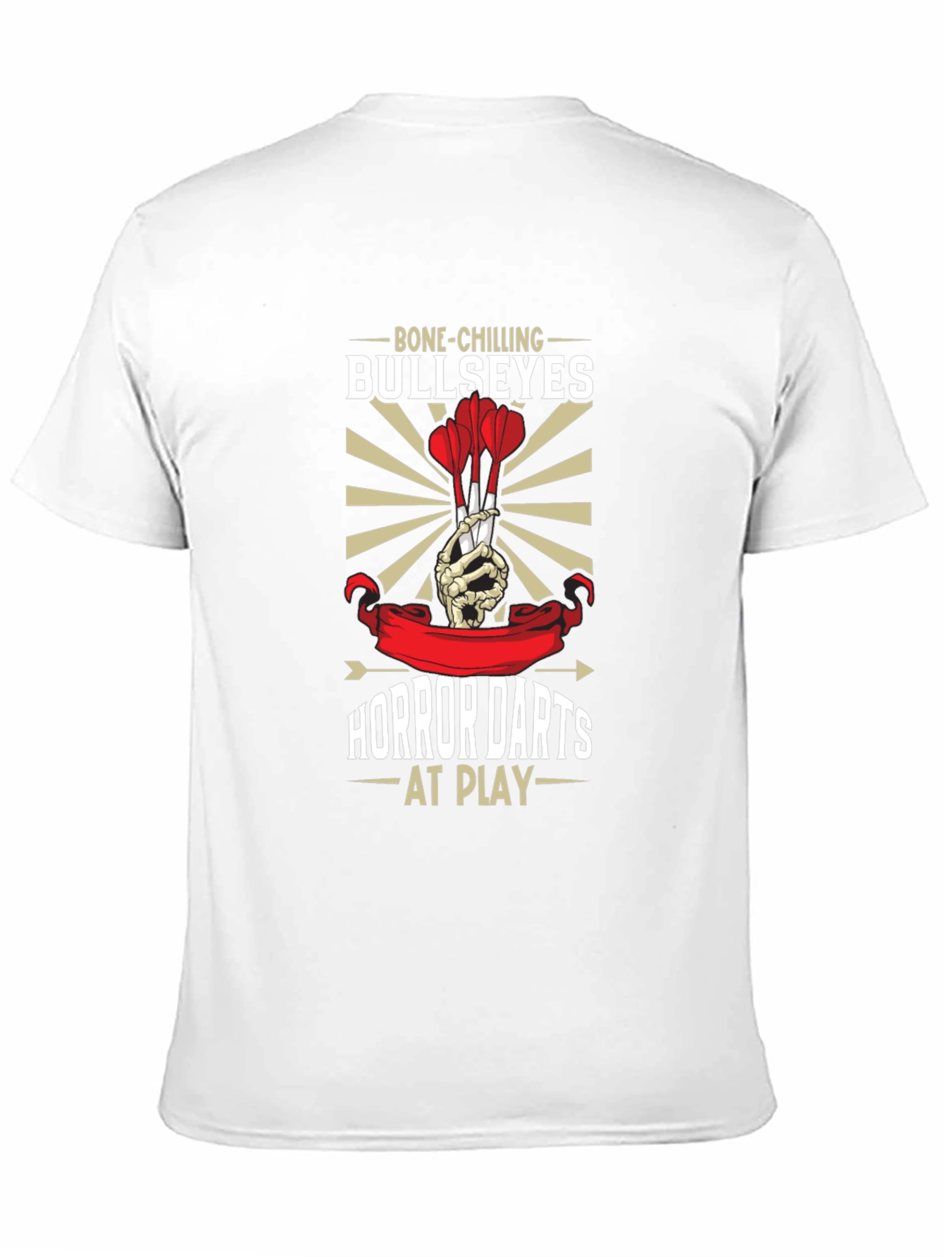 Bone-Chilling Bullseyes Horror Darts T-Shirt