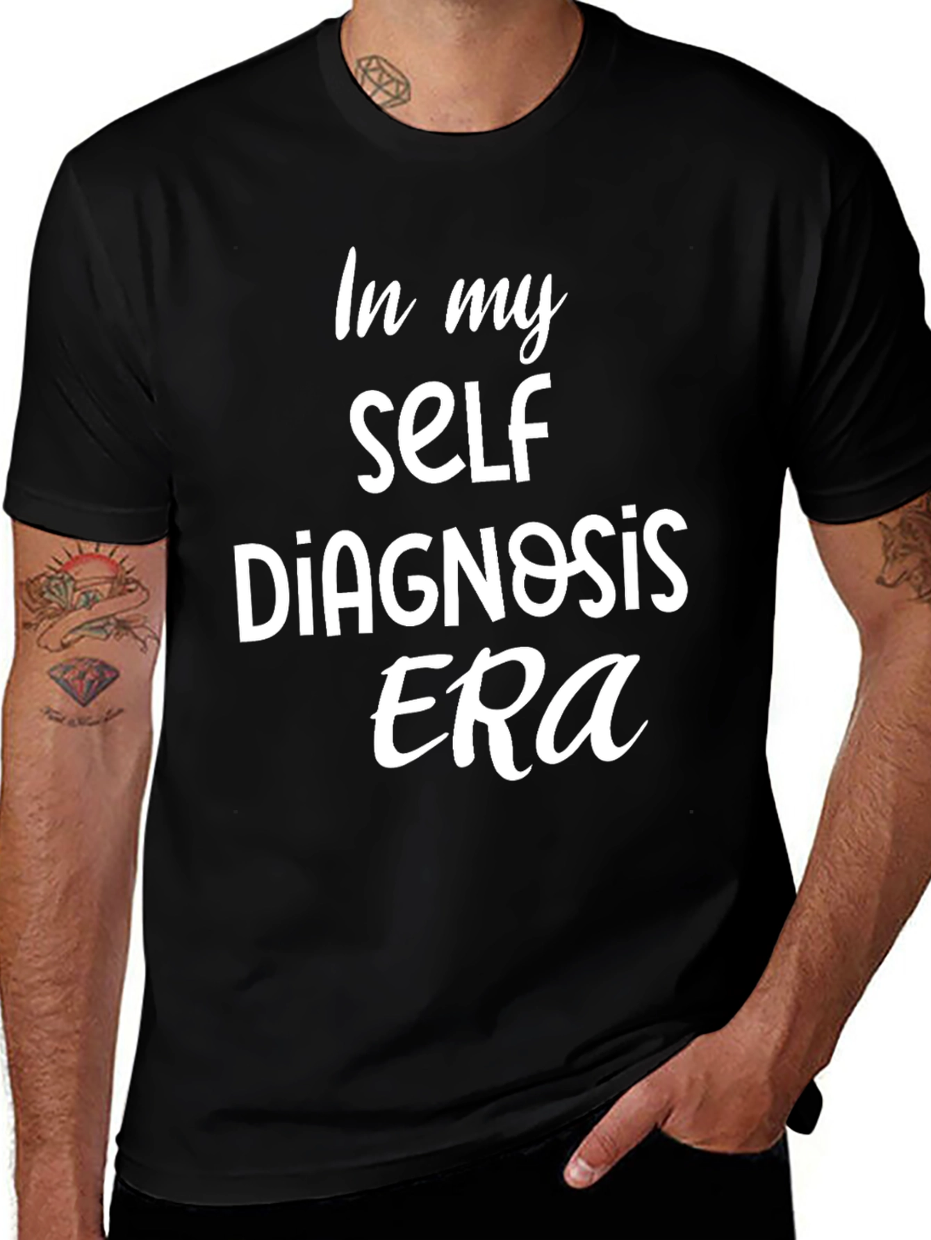 Self Diagnosis Era Tee - Trendy Slogan T-Shirt