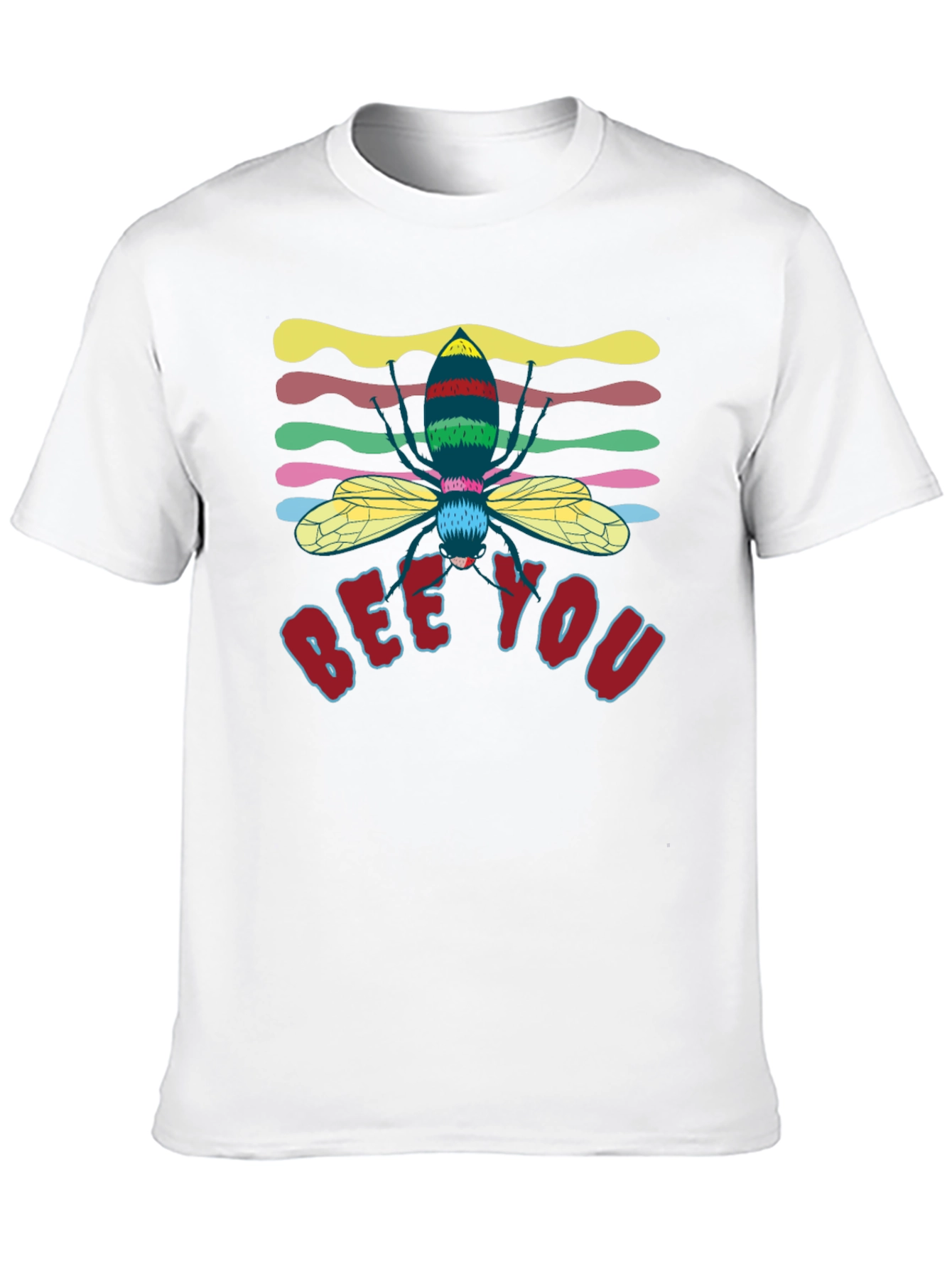 Bee You T-Shirt - Graphic Print Mens Tee