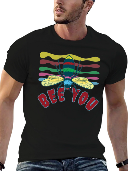 Bee You T-Shirt - Graphic Print Mens Tee