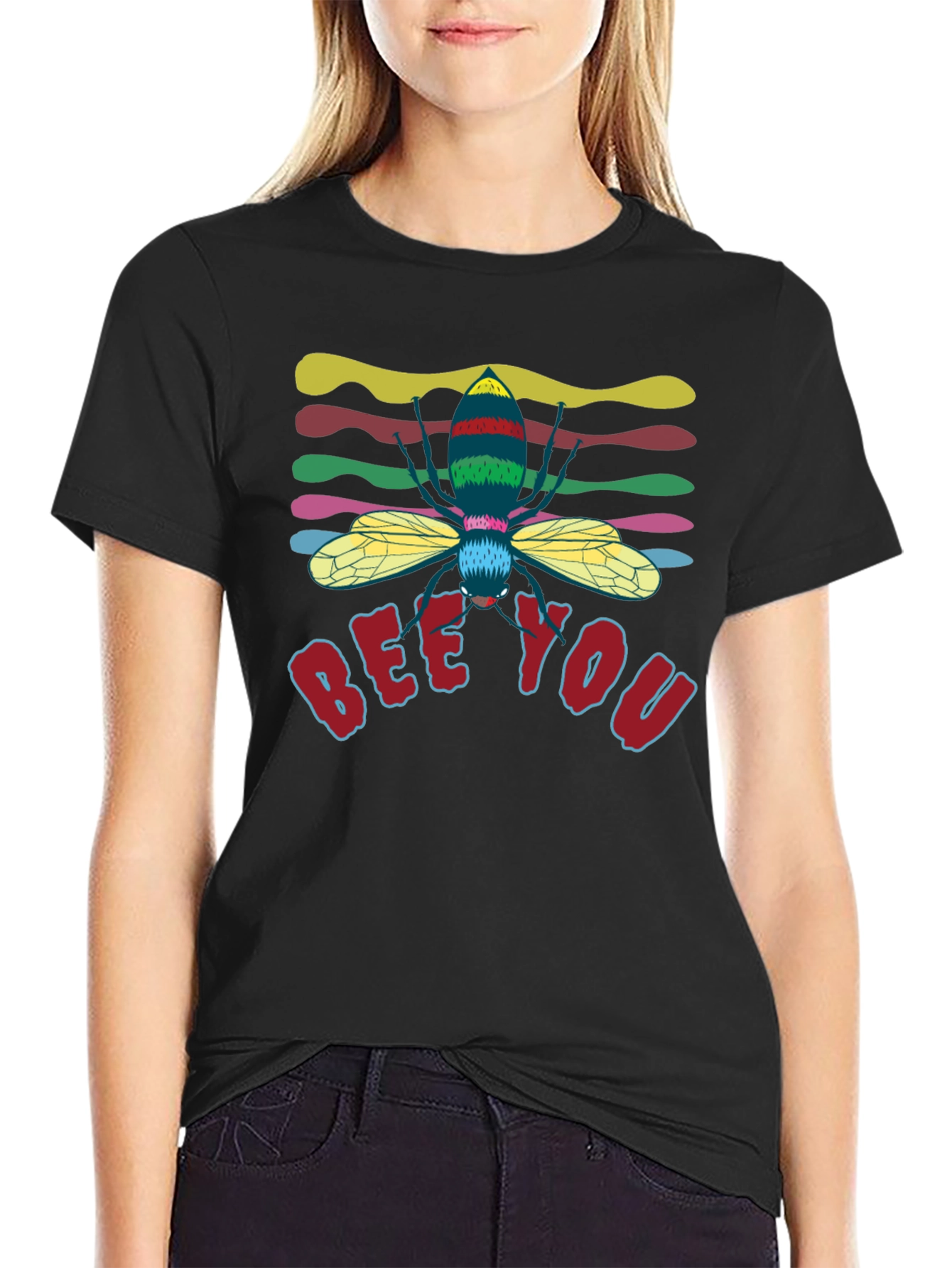 Bee You T-Shirt - Graphic Print Mens Tee