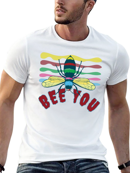 Bee You T-Shirt - Graphic Print Mens Tee