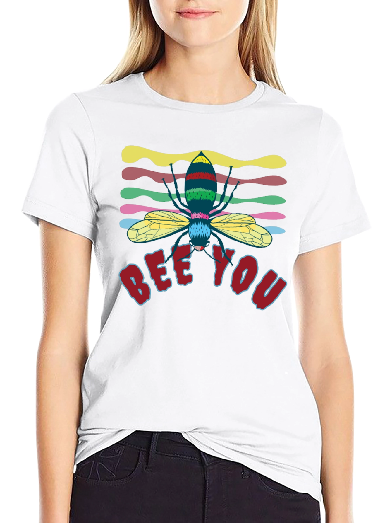 Bee You T-Shirt - Graphic Print Mens Tee