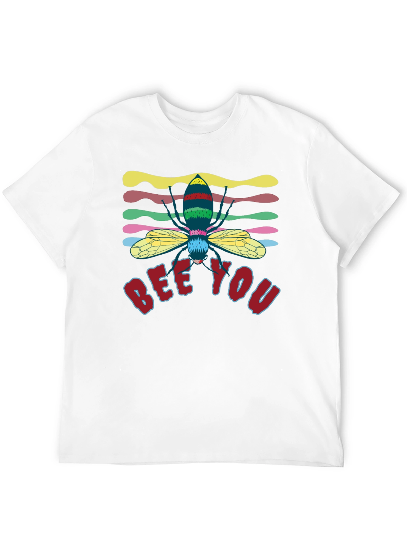 Bee You T-Shirt - Graphic Print Mens Tee