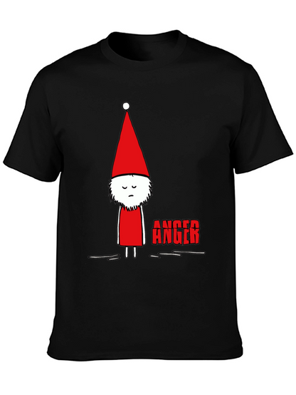Anger Gnome Graphic Tee - Black