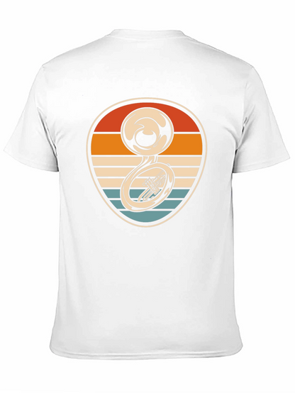 Retro Tuba Sunset Graphic Tee