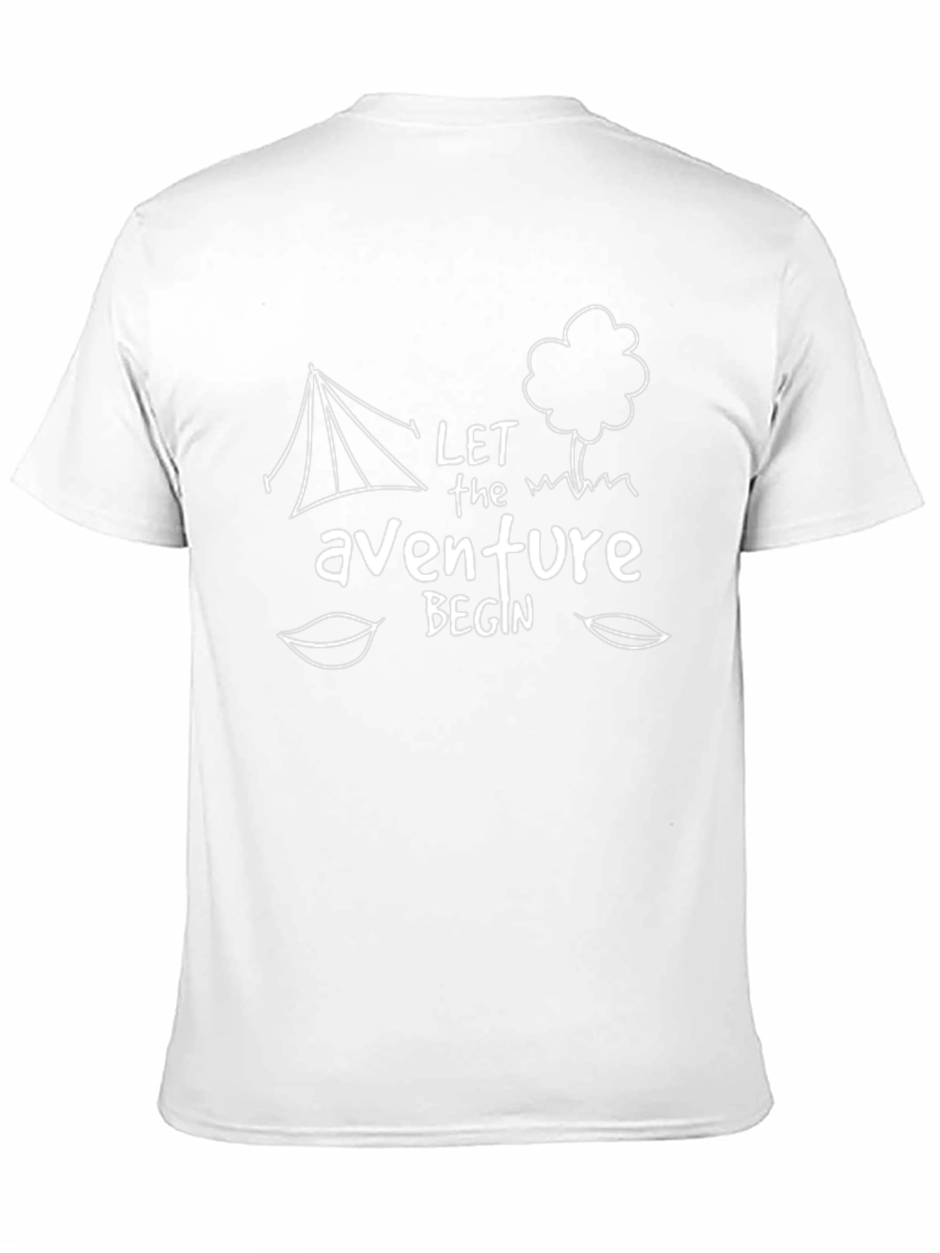 Adventure Begins Graphic Tee - Black