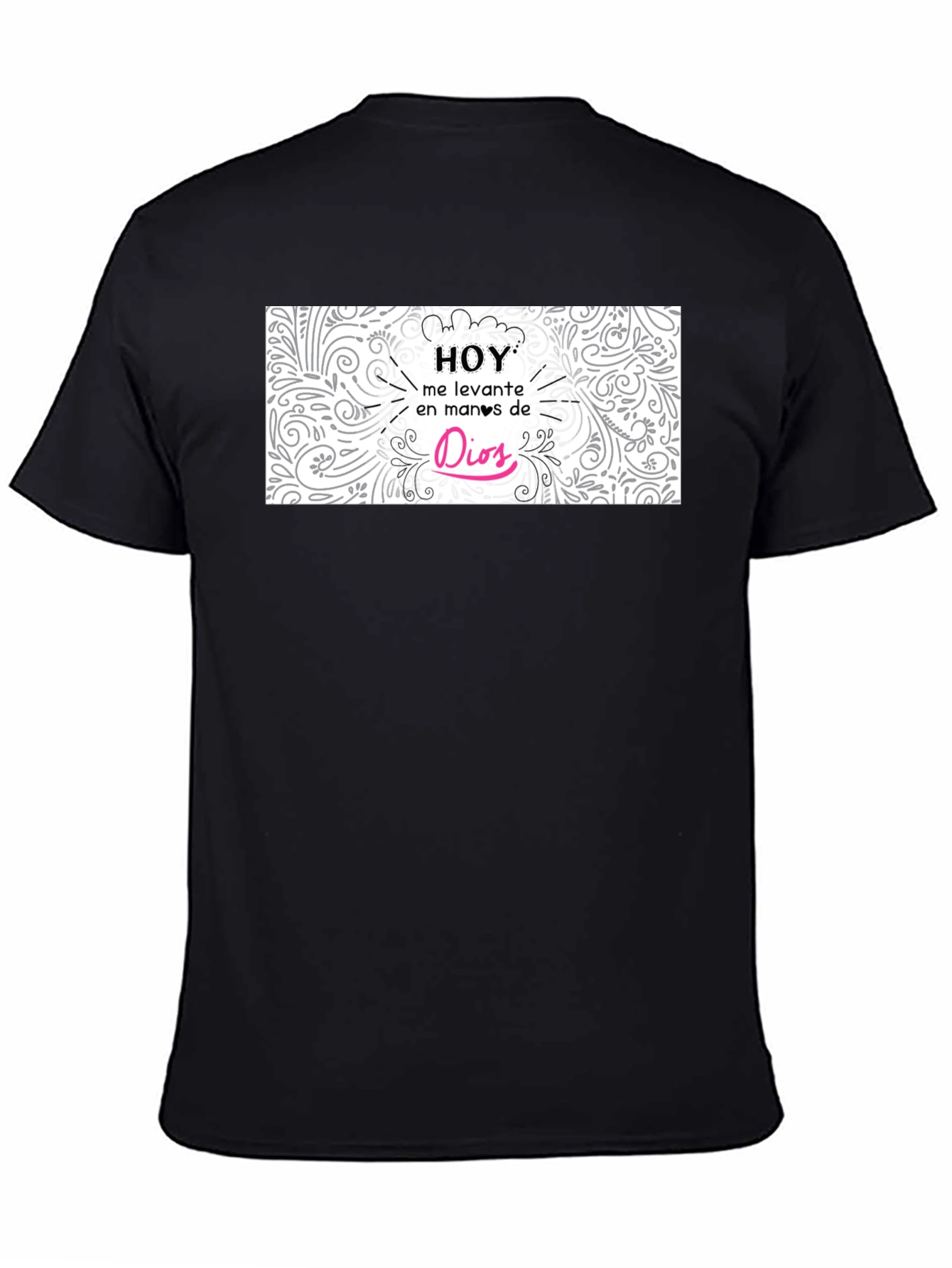 Hoy En Manos De Dios Black T-Shirt