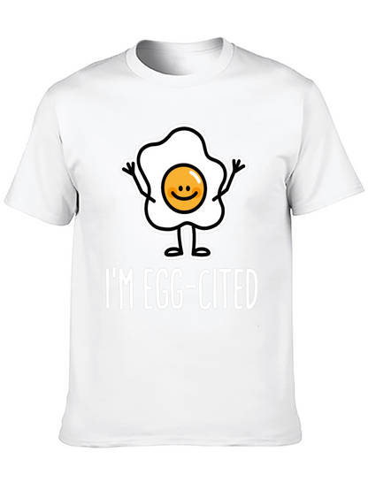 Im Egg-Cited Funny Foodie Graphic Tee
