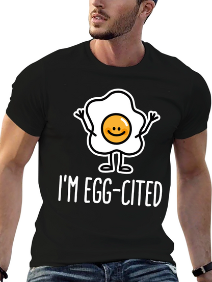 Im Egg-Cited Funny Foodie Graphic Tee