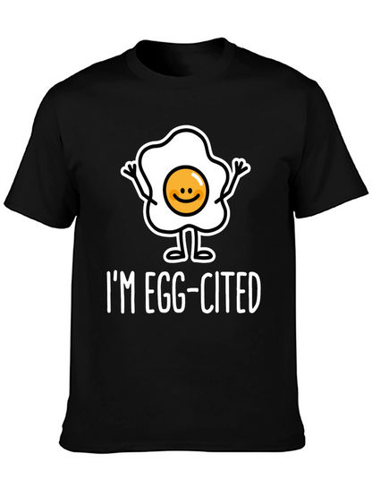 Im Egg-Cited Funny Foodie Graphic Tee