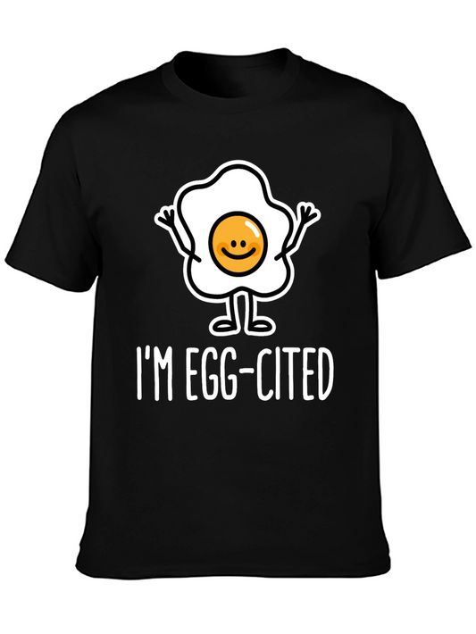 Im Egg-Cited Funny Foodie Graphic Tee