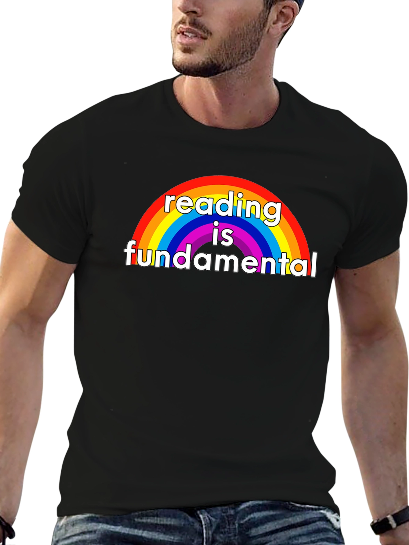 Reading is Fundamental Rainbow Graphic Tee