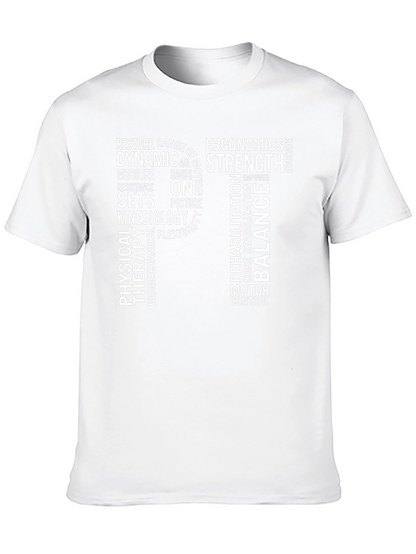 PT Physical Therapy Word Art T-Shirt