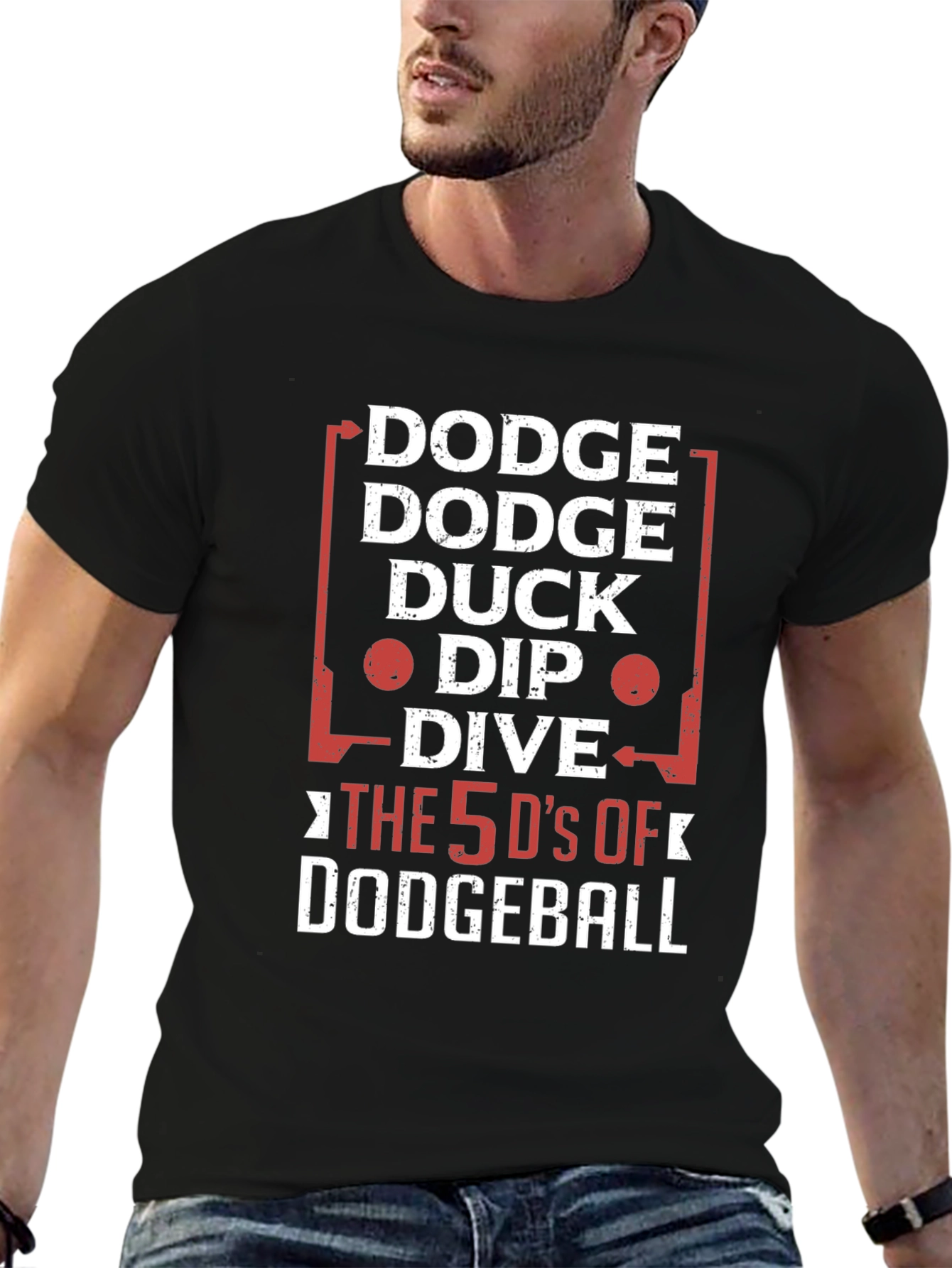 Dodgeball 5 Ds Funny Graphic T-Shirt